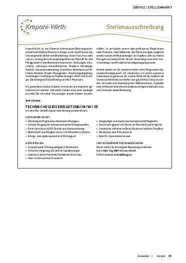Ausgabe 05 (2025) Seite 85