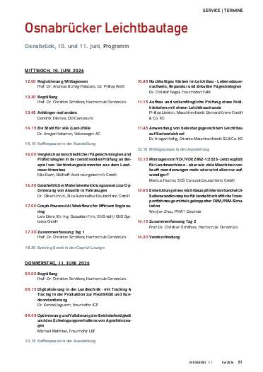 Ausgabe 6 (2026) Seite 81