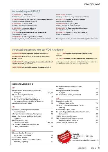 Ausgabe 09 (2026) Seite 85