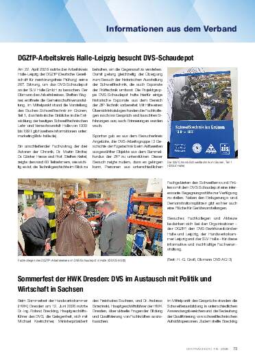 Ausgabe 7- 8 (2026) Seite 73