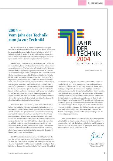 Ausgabe 1 (2004) Seite 1