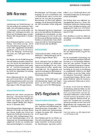 Ausgabe 10 (2025) Seite 73