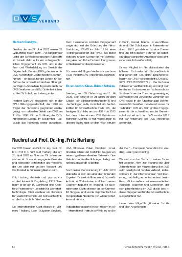 Ausgabe 6 (2025) Seite 64