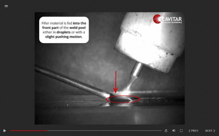 Visualizing the Welding Process in Education